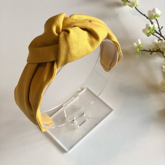 Yobys' Amber Linen Knot Headband - Picture 4 of 6